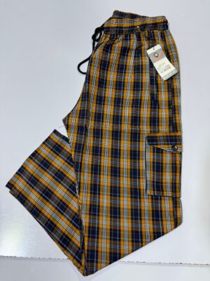 BoldBox Cotton Check Trouser