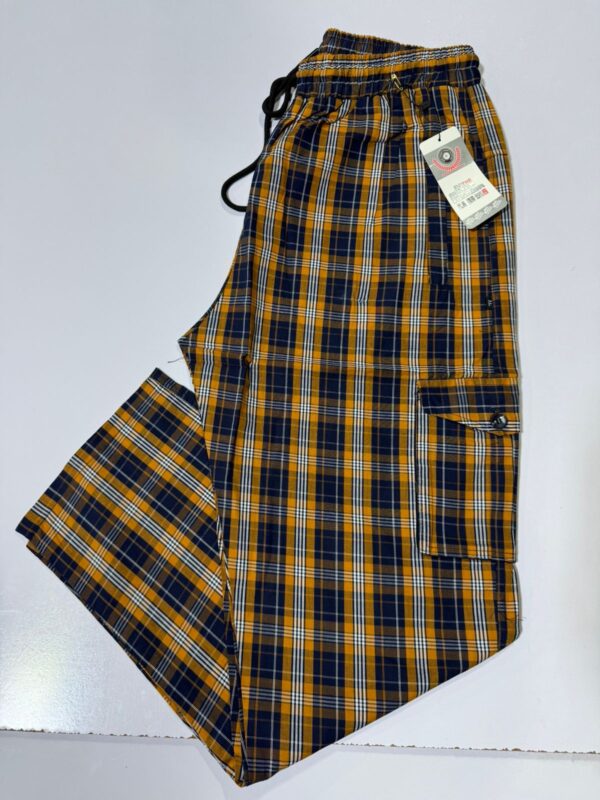 cotton yellow cheque BoldBox Cotton Check Trouser