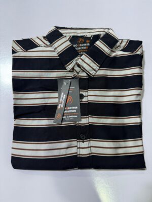 HorizonWeave Casual Stripe Shirt